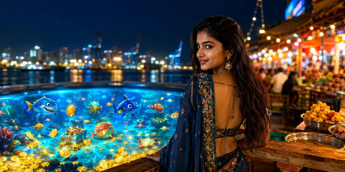 কক্সবাজার সমুদ্র সৈকতে মাছ ধরা গেমের দৃশ্য